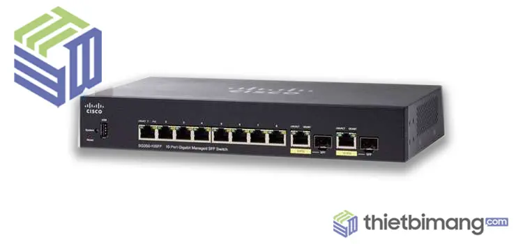 Bộ chuyển mạch Switch SG350-10P-K9-EU chính hãng Bộ chuyển mạch Switch SG350-10P-K9-EU chính hãng