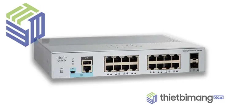 Switch Cisco WS-C2960L-SM-16PS chính hãng