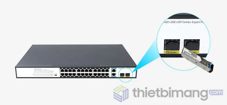 Giải pháp mở rộng linh hoạt trên Switch PoE