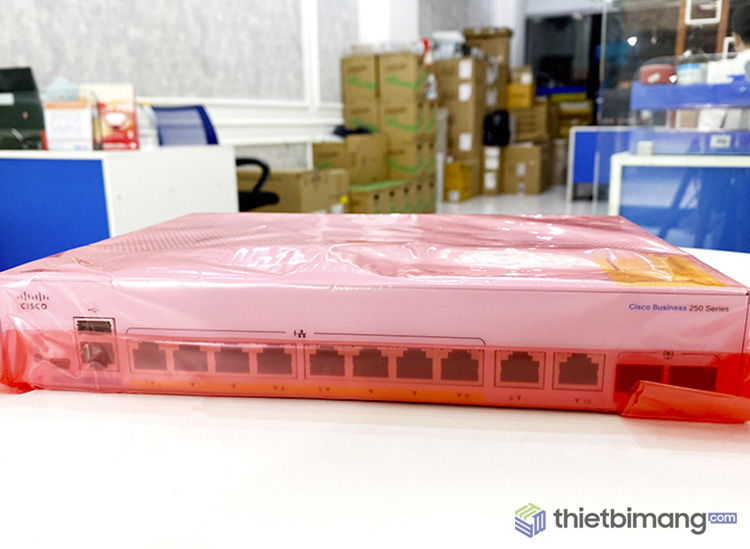 Switch Cisco CBS250-8P-E-2G-EU chính hãng