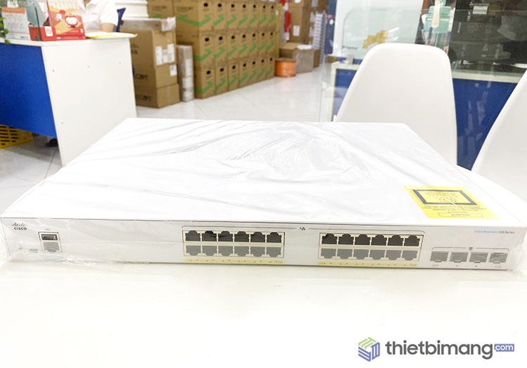 Cisco CBS350-24FP-4G-EU, Series 24x10/100/1000 ports full PoE+