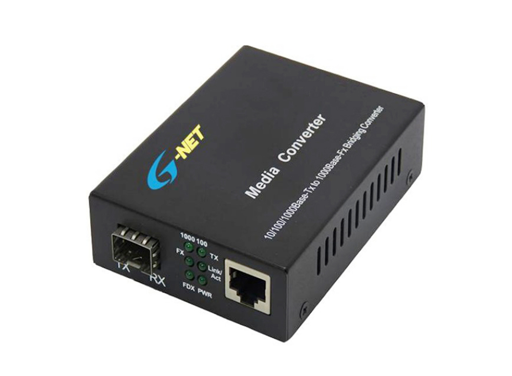 Converter quang 2 sợi 10/100/1000, 1 port SFP G-NET , G-UMC-1GX1GT-SFP
