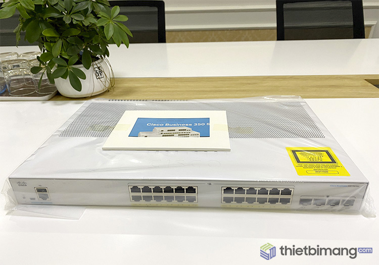Switch Cisco CBS350-24P-4G chính hãng