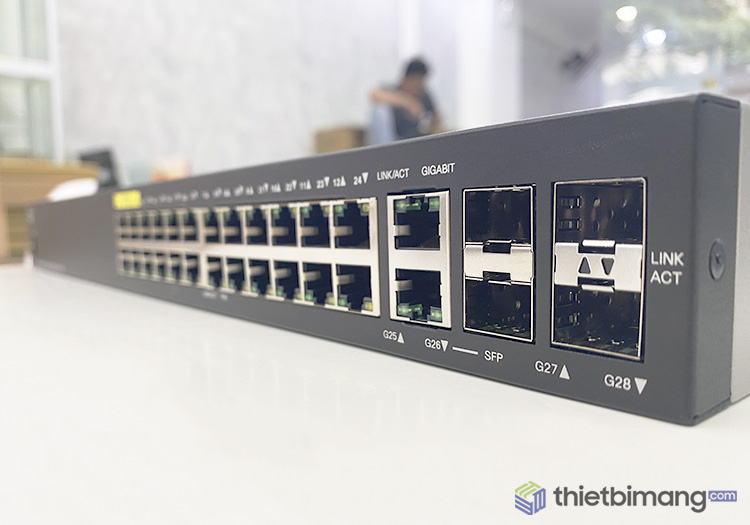 Switch Cisco SG350-28P-K9-EU chính hãng Switch Cisco SG350-28P-K9-EU chính hãng