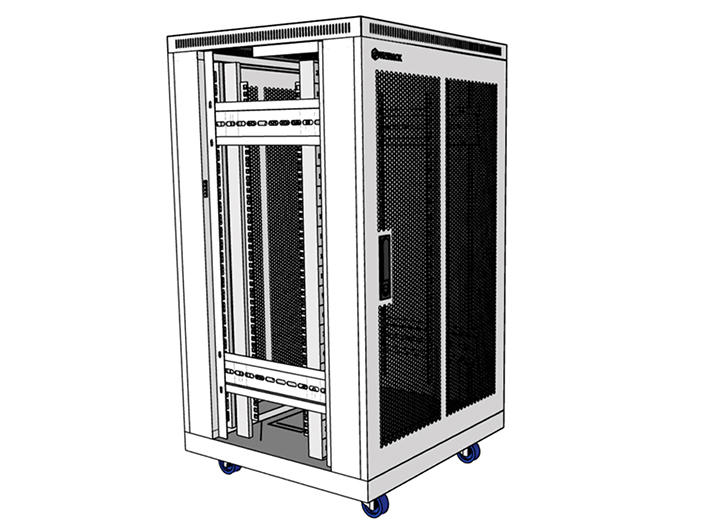 Kích thước tủ rack 20U D600 Kích thước tủ rack 20U D600