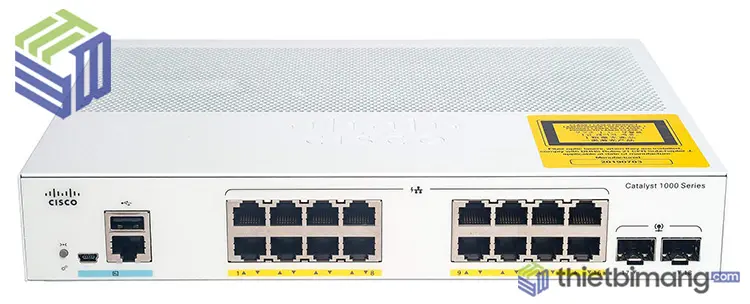 Cisco C1000-16P-2G-L 16x 10/100/1000 Ethernet PoE+, 2x 1G SFP