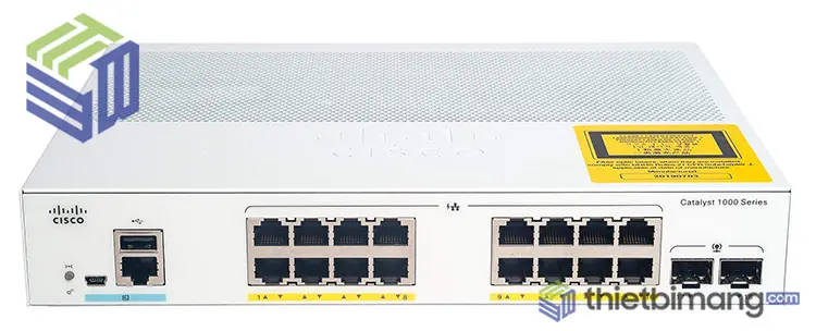 C1000-16T-2G-L 16x 10/100/1000 Ethernet ports, 2x 1G SFP