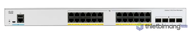 Cisco C1000-24FP-4G-L 24 port 1G PoE+, 4x 1G SFP
