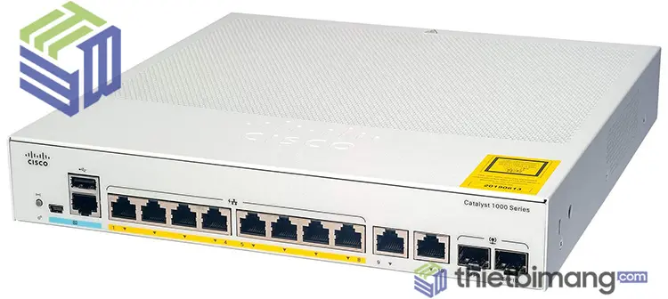 C1000-8FP-2G-L | Switch Cisco C1000-8FP-2G-L 8 port 1G Ethernet PoE+, 2x 1G SFP