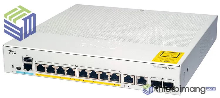 Cisco C1000-8P-E-2G-L 8 port 1Gb PoE+, 2x 1G SFP
