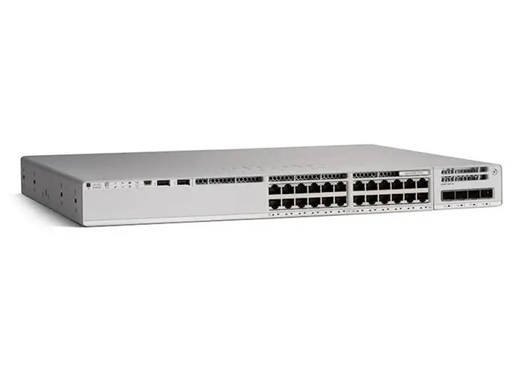 Cisco C9300L-24T-4X-E Catalyst 9300 24-port fixed uplinks data only, 4X10G uplinks, Network Essentials