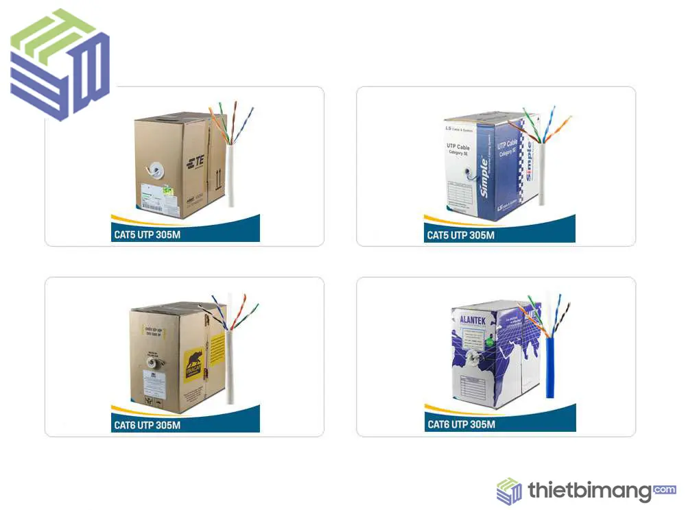Các thương hiệu cáp mạng Cat5 uy tín trên thị trường