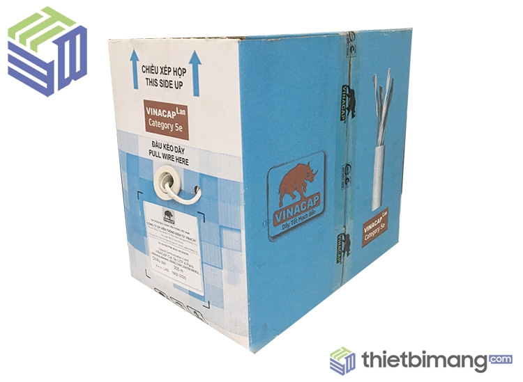 Thùng cáp mạng Cat5e Vinacap chính hãng