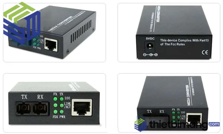 Bộ chuyển đổi quang điện 2 sợi 10 100 FMC-FESA-1F1T-31S20