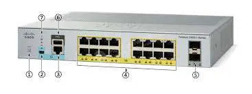 Switch Cisco WS-C2960L-16PS-LL