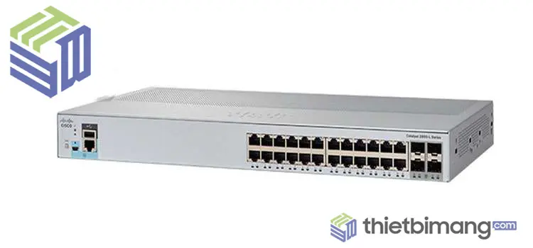 Switch Cisco WS-C2960L-SM-24PQ chính hãng