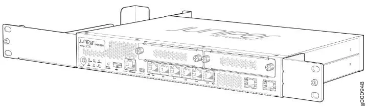 SRX320-RMK0 rack mount kit with adaptor tray phụ hình 4
