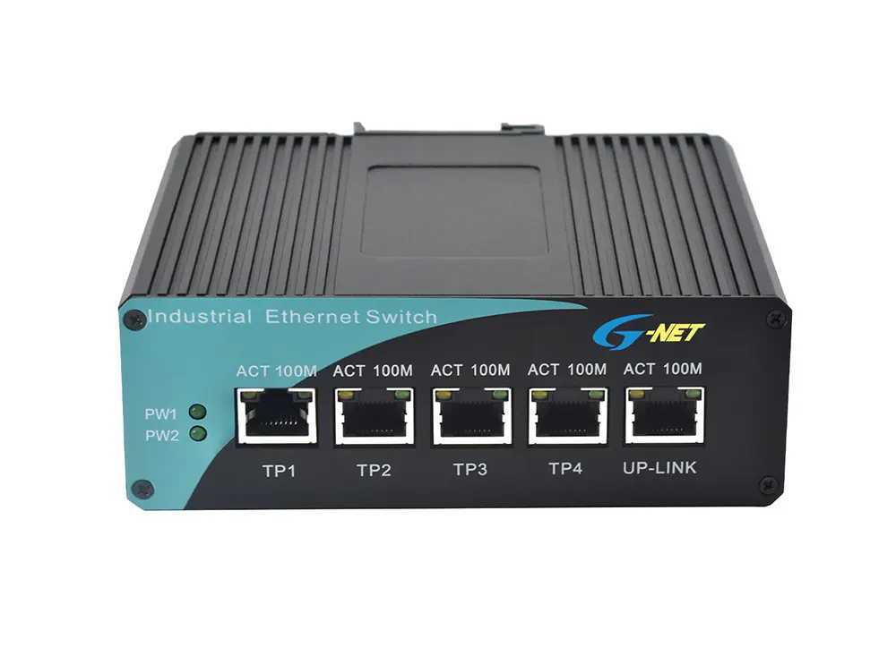 Switch công nghiệp 5 ports 10/100M 5 port, P/N: G-IES-5TX chính hãng G-NET