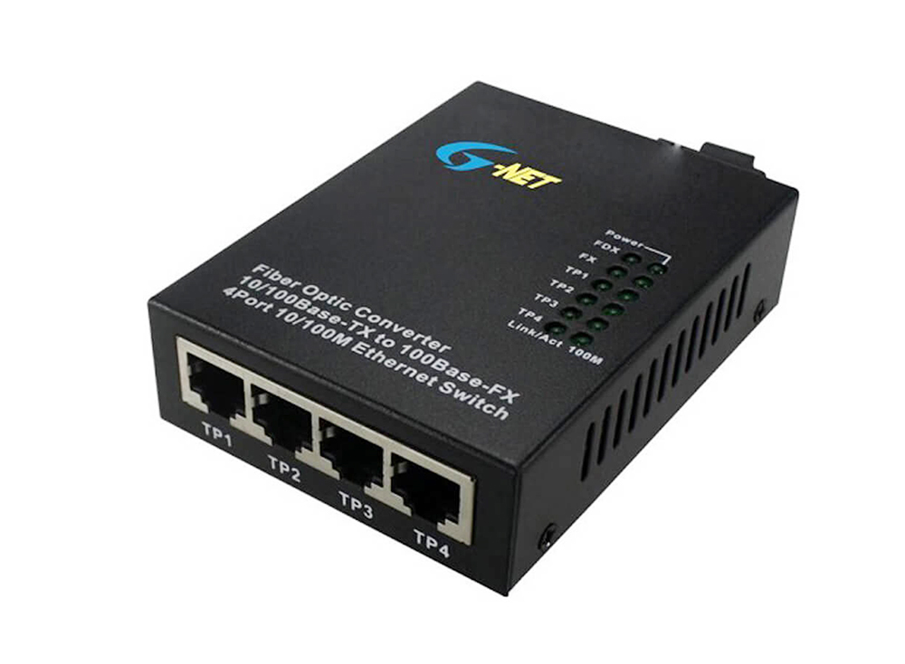 Switch quang 4x10/100Base-T+1x100Base-X, P/N:G-UES-1FX4TX-SC20