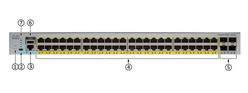 Switch Cisco WS-C2960L-48PQ-LL