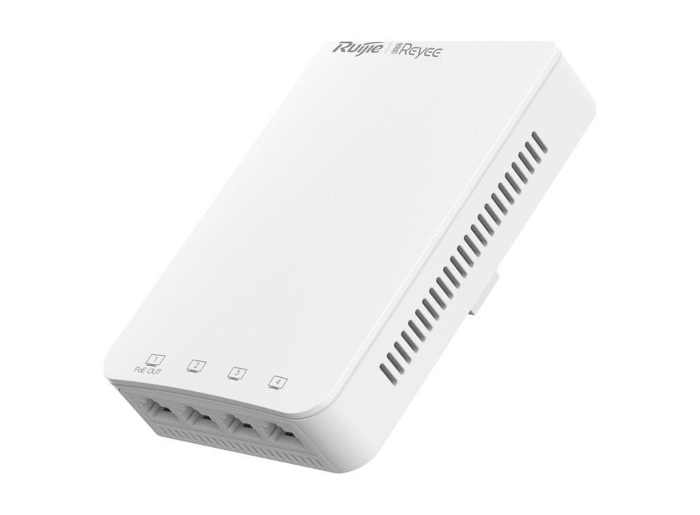 Access point gắn tường Ruijie RG-RAP1200(P), bản 5 cổng Gigabit có PoE Out