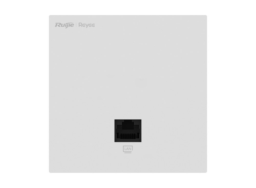Access point gắn tường Ruijie RG-RAP1201 hai cổng Gigabit, rộng 86 mm