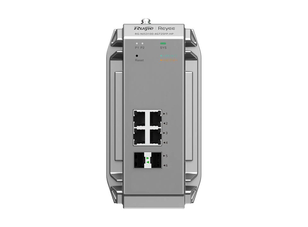 Switch công nghiệp Ruijie RG-NIS3100-4GT2SFP-HP có xác thực 802.1X, RADIUS và Guest VLAN theo datasheet