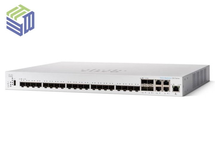 Cisco CBS350-24XS-EU, 24x GB-LAN, SFP +, 4x 10GE, Managed