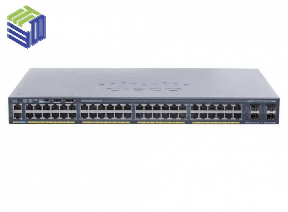 Switch Cisco WS-C2960X-48TS-L 48 port GigE + 4 ports SFP 1Gb, LAN Base ...
