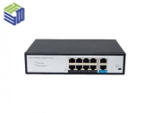 Switch Poe 8 Ports 10/100Mbps, 2 Gigabit RJ45