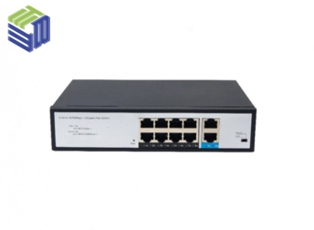 Switch Poe 8 Ports 10/100Mbps, 2 Gigabit RJ45