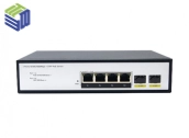Switch PoE 4 Ports 10/100/1000Mbps, 2 Port SFP