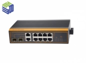 Switch công nghiệp 8 ports 10/100M 2 ports combo 1000M or SFP