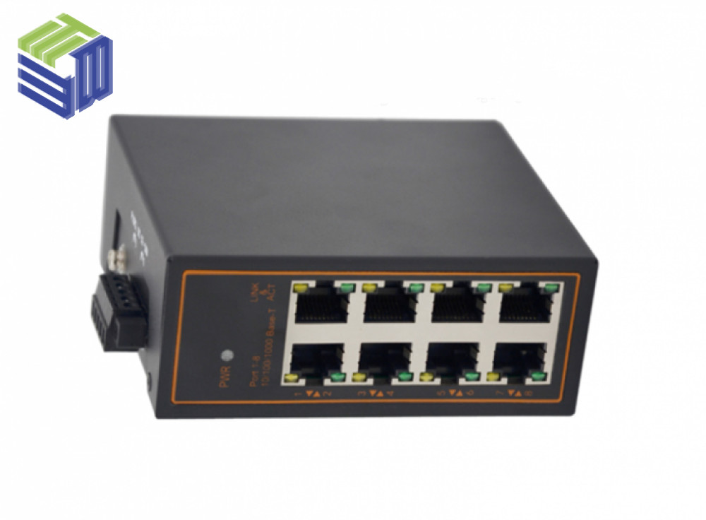 Switch công nghiệp 8 Ports 10/100/1000M Industrial Ethernet Switch