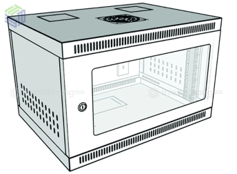 Tủ rack 6U sâu D400 Mika