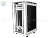 Tủ rack 20U sâu D600 trắng