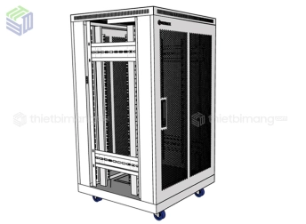 Tủ rack 20U sâu D600 trắng