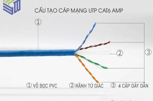 Cáp mạng Cat6 là gì? Phân biệt UTP, FTP, Cat6A và cách chọn đúng