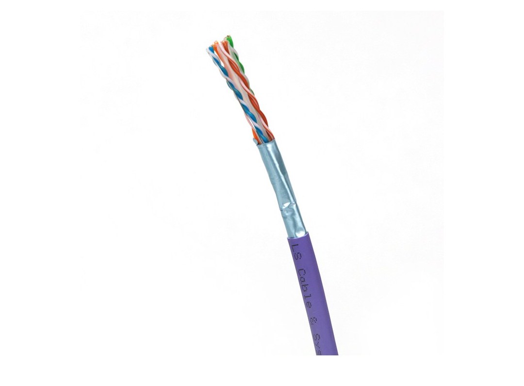 Cáp mạng Cat6A F/UTP LS 23AWG CM trắng