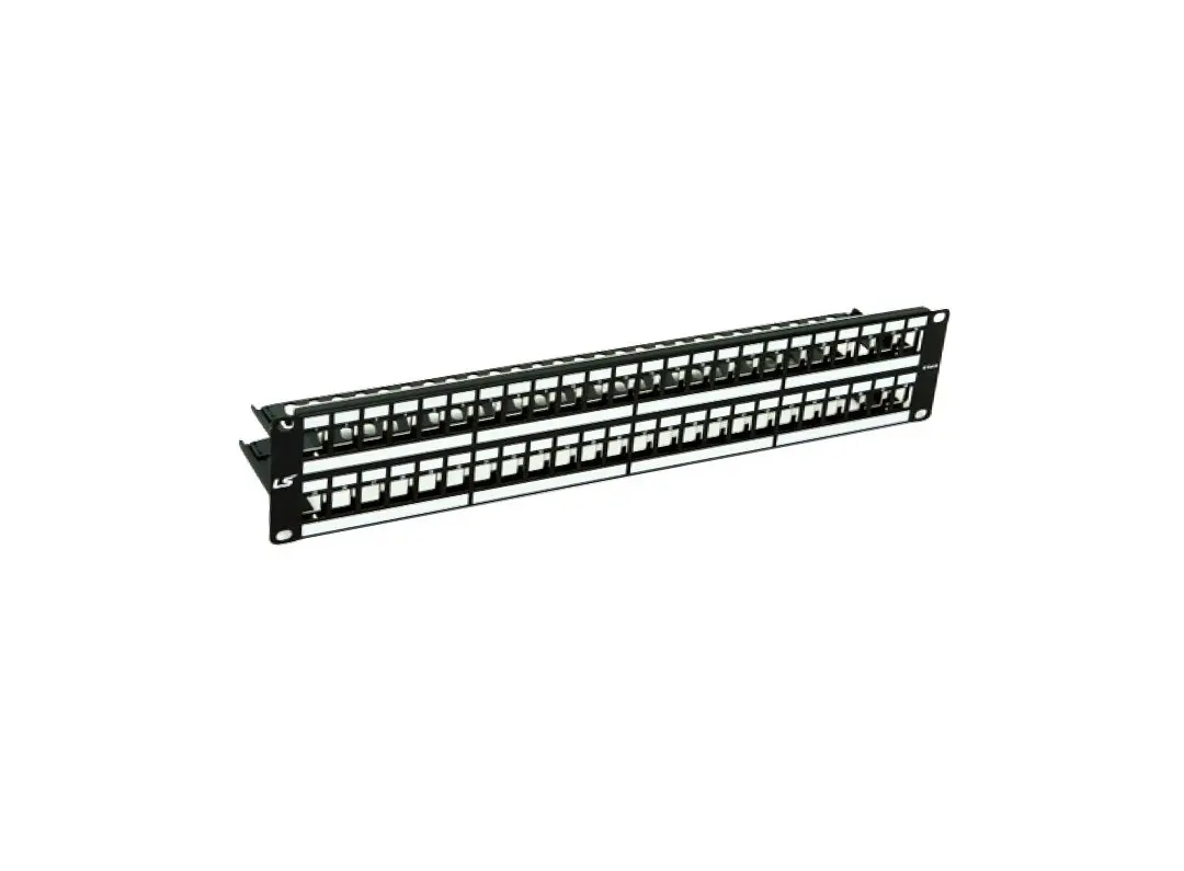 Patch panel 48 cổng LS 1U (nhân rời) Patch panel 48 cổng LS 1U (nhân rời)