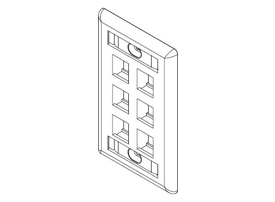 Mặt 6 cổng LS Mặt 6 cổng LS