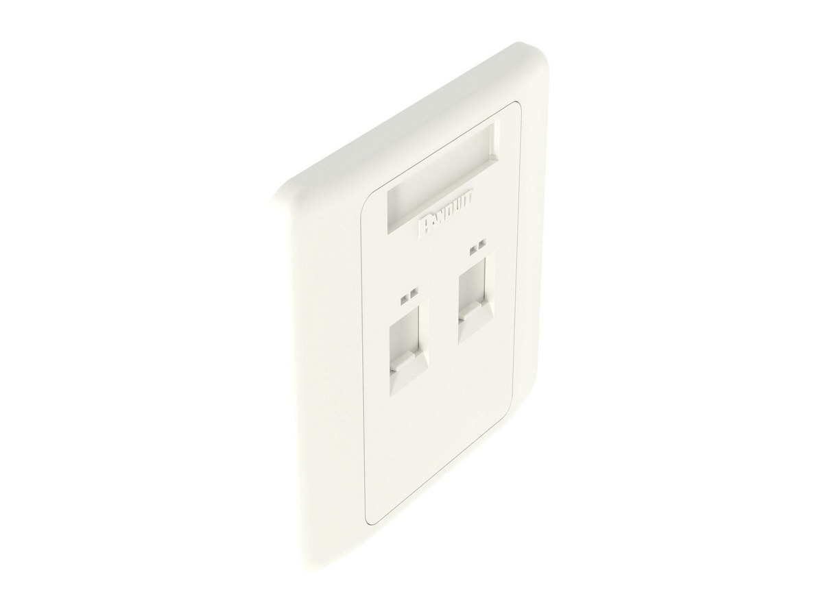 Mặt vuông 2 cổng Panduit NetKey Mặt vuông 2 cổng Panduit NetKey