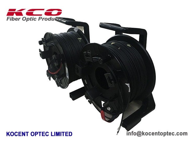 Dây nhảy quang dã chiến KCO OM3 4FO LC/UPC 200m (có rulo)