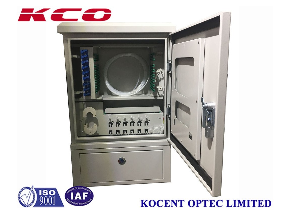 Tủ ODF ngoài trời đặt bệ KCO 288FO SMC (full SC/UPC SM)
