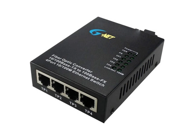 Switch quang 4x10/100Base-T+1x100Base-X, P/N:G-UES-1FX4TX-SC20