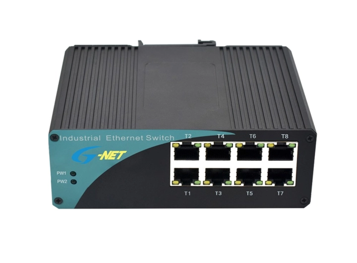 Switch công nghiệp 8 ports 10/100/1000Base-TX, P/N: G-IES-8GT