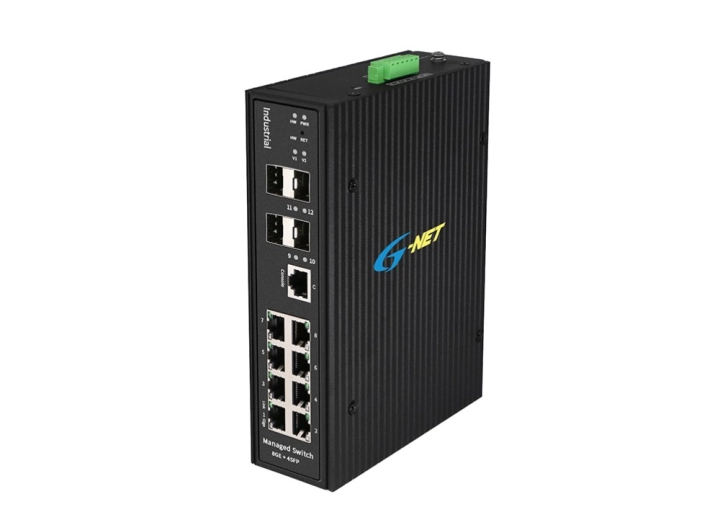 Switch công nghiệp 8 ports 10/100/1000 4 ports SFP managed