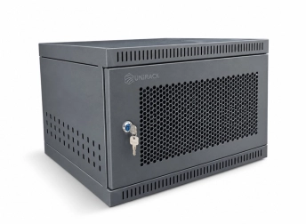 Tủ rack 6U D400 màu đen