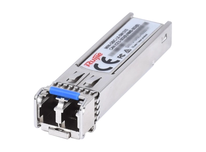 Transceiver LX-SM1310 của Ruijie, góc chéo phía trước