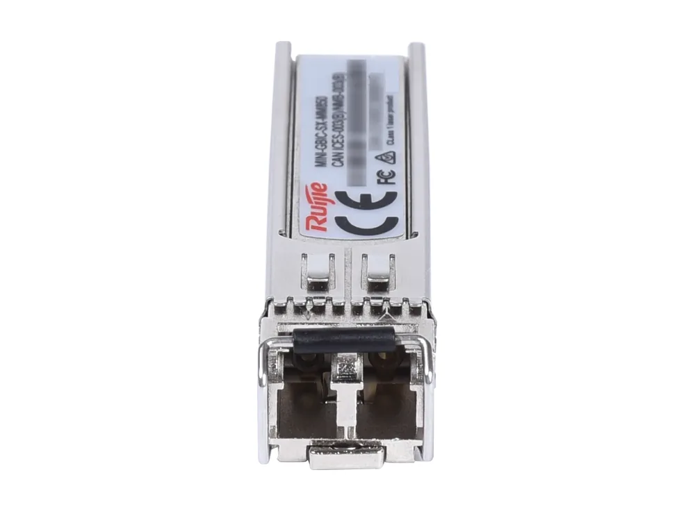 Ruijie MINI-GBIC-SX-MM850, góc chụp thẳng đầu cổng